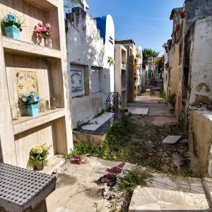 Parte del cementerio donde fue hallado el cuerpo de Nelson Enrique Niebles Olivero.