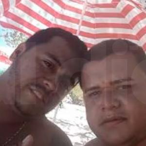 Jorge Eliécer Díaz Collazos y Digno Palomino Rodríguez en una fotografía de años atrás tomada en Venezuela.