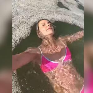 La excampeona de kitesurf e influencer, Michelle Sky Hayward