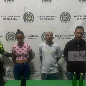 Tres capturados por porte ilegal de arma de fuego y municiones.