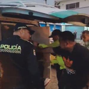 Momento de la aprehensión del menor 