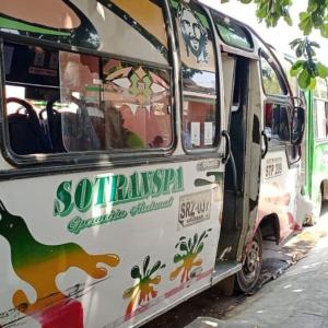Fotografía de referencia de los buses afiliados a la empresa SOTRANSPA.