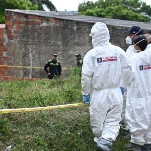 Imagen referencial de la escena del crimen 