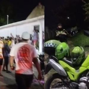 Captura de video del momento de los hechos