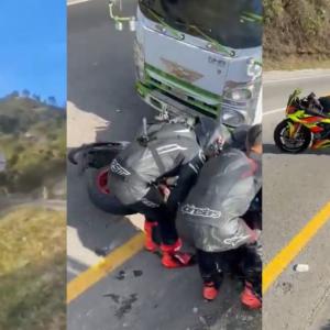 Momento del accidente