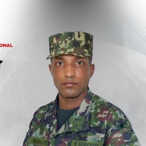  Soldado identificado como Jhon Miranda Ramírez