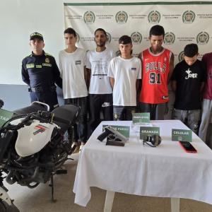 Seis capturados de la banda del ‘Gordo Jhan’