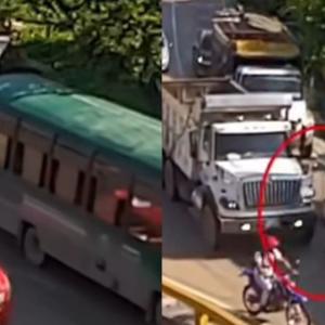 Momento del trágico accidente