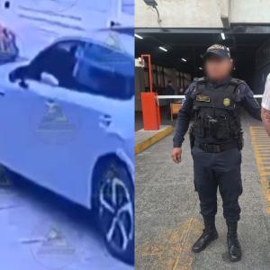 Captura de video del momento de los hechos