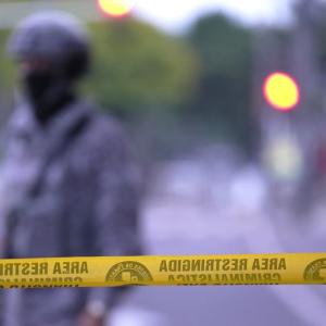 Imagen referencial de la escena del crimen 