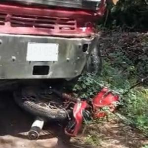 Imagen referencial de la escena del accidente