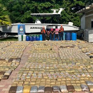 Más de una tonelada incautada en aguas de Santa Marta 