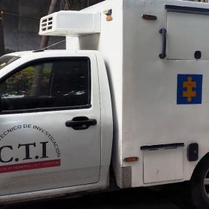 Imagen referencial de la escena del crimen 