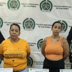 Las capturadas fueron identificadas como una mujer de 56 años y otra de 36