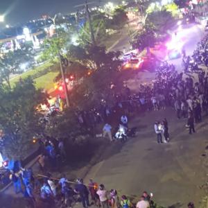 Lugar donde se registró el atentado en la tarde de este martes 14 de octubre.