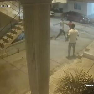 Captura de video del momento de los hechos