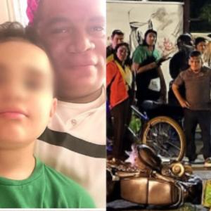 Fotografía del padre y el hijo.