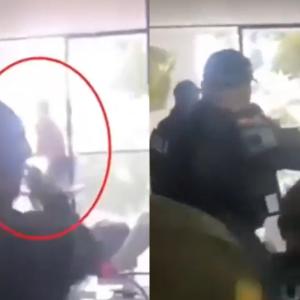 Captura de video del momento de los hechos