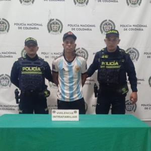 Hombre capturado en Rebolo, Barranquilla.