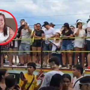 Captura de video del momento de los hechos