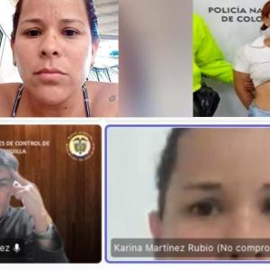 Seria la tercera vez que es captura alias 'Karina'.