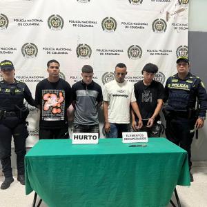 Capturados en flagrancia 