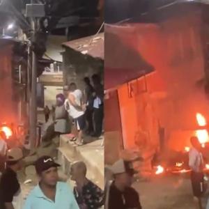 Momento de la explosión 