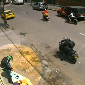 Captura de video del momento de los hechos