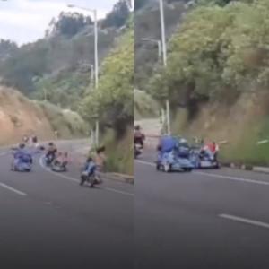 Momento del accidente