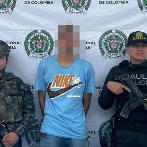 Alias ‘Berna’, fue capturado durante un operativo del Plan Cazador en Buritaca.