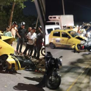 Momento del accidente