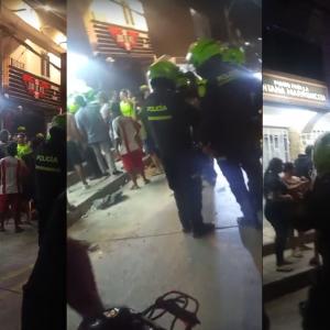 Captura de video del momento de los hechos