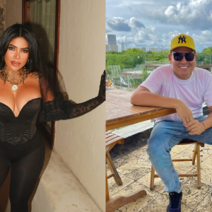 Cindy Ávila, conocida como la Toxi Costeña y su exmánager 