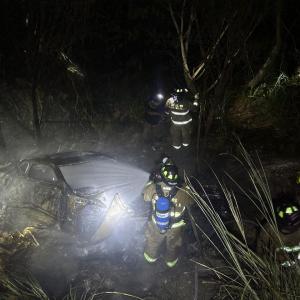 Momentos luego del accidente