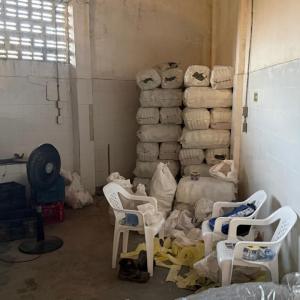 Objetos que se encontraron al interior de la bodega