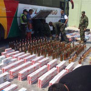 Operativos de la DIAN en Barranquilla.