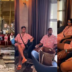 Captura de video del momento de la broma