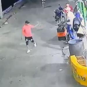 Captura de video del momento de los hechos