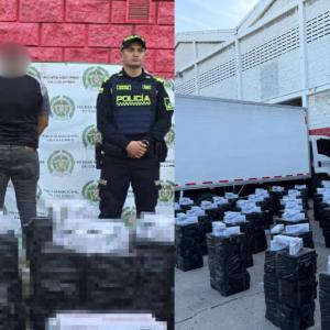 En el operativo fue capturada en flagrancia una persona, señalada del delito de favorecimiento al contrabando.
