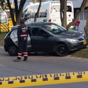 Vehículo en donde aparecieron los cuerpos