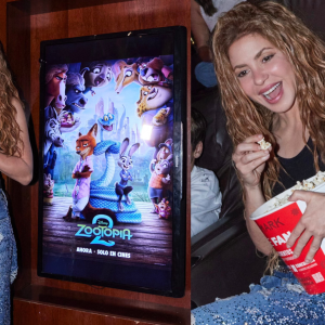 Shakira en la premiere de la película