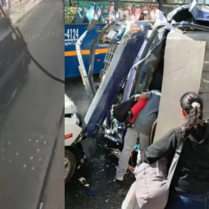 Momentos luego del accidente