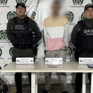 Captura en flagrancia de alias Orejas