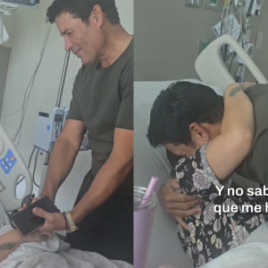 Chayanne conmueve al visitar a fan con cáncer en el hospital que no pudo ir a su concierto