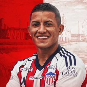 Junior presentó el fichaje de Michael Barrios con esta imagen.