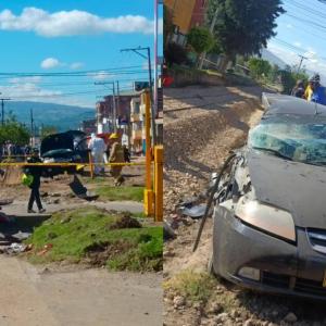 Momentos luego del accidente