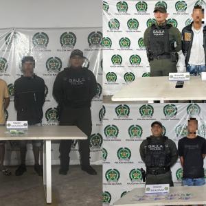 Capturados en flagrancia 