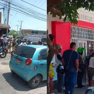 La víctima fue trasladada al Camino Bosque de María, donde ingresó sin signos vitales.