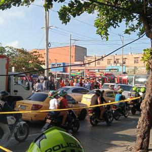 El homicidio se registró en la calle 30 con carrera 38, en el barrio San Roque de Barranquilla.