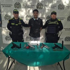 Anderson David Núñez Guzmán, de 18 años, capturado por el atentado.